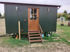 Glamping in Wiltshire in our luxury Shepherds Hut